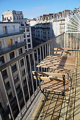 Apartamento París 8° - Terraza