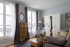 Wohnung Paris 7° - Wohnzimmer