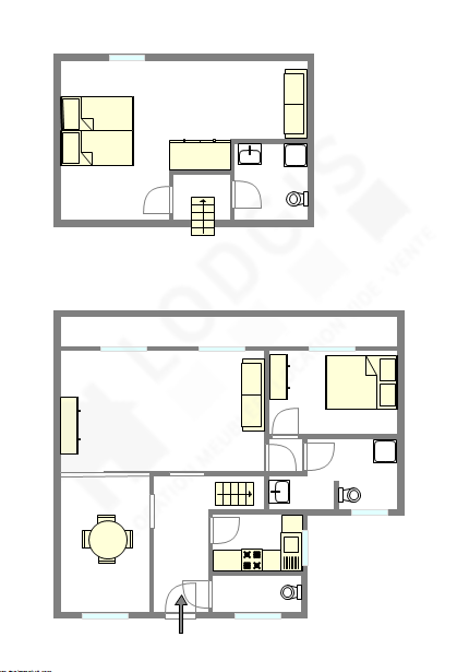 duplex Parigi 8° - Piantina interattiva