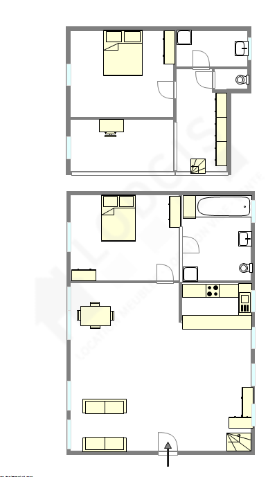 Apartamento Vanves - Plano interactivo