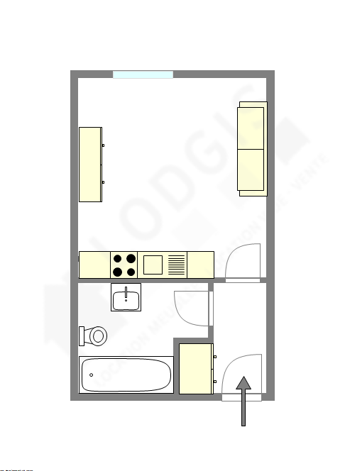 Квартира Haut de seine Nord - Интерактивный план