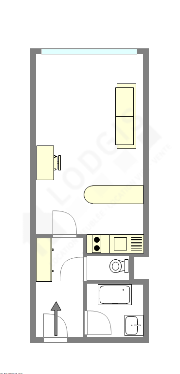 Apartment Paris 17° - Interactive plan
