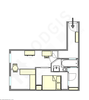 アパルトマン パリ 7区 - レイアウト