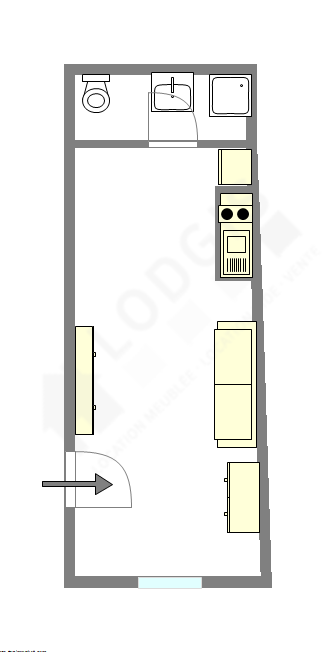 Квартира Париж 4° - Интерактивный план
