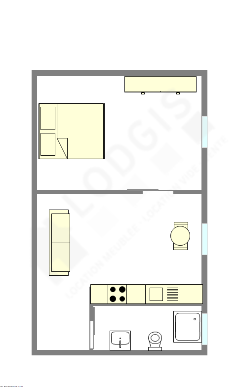 Appartamento Parigi 5° - Piantina interattiva