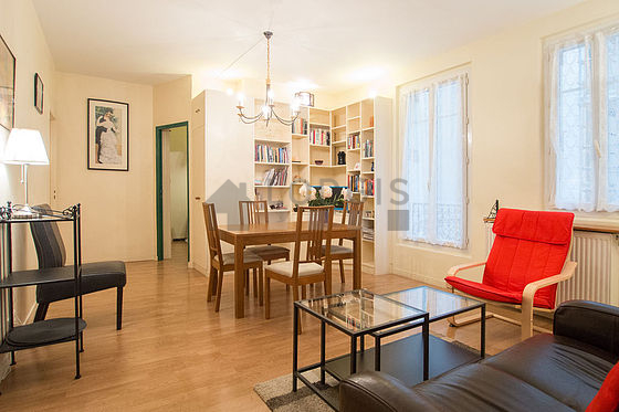 Living room with double-glazed windows