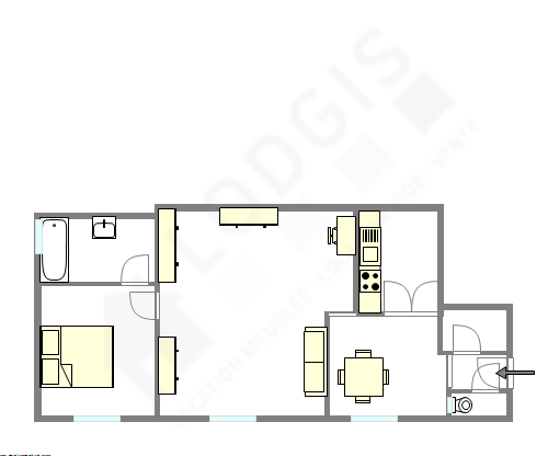 アパルトマン パリ 6区 - レイアウト