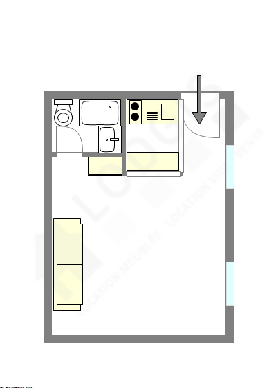 Квартира Париж 2° - Интерактивный план