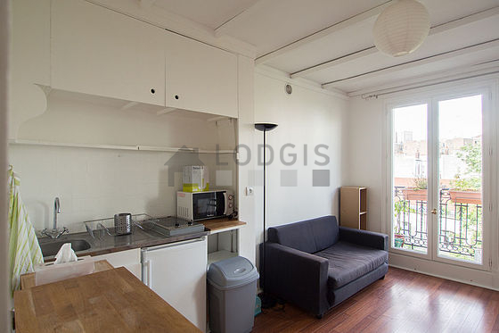 Great kitchen with wooden floor