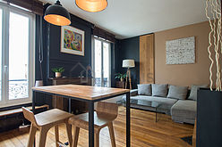 Apartment Paris 20° - Living room