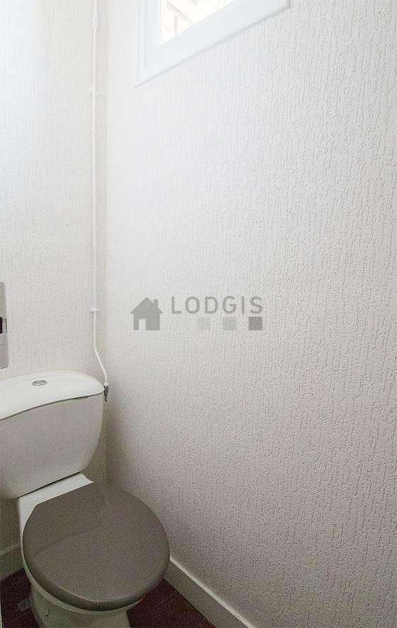 Toilets separated from the bathroom