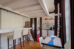 アパルトマン パリ 1区 - リビングルーム