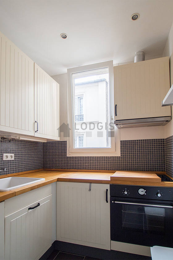Bright kitchen with double-glazed windows