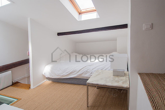 Bedroom with windows