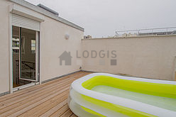 Wohnung Paris 20° - Terasse