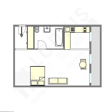Appartamento Parigi 12° - Piantina interattiva