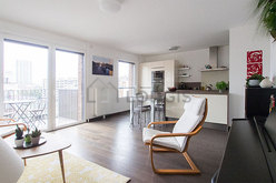 Wohnung Paris 19° - Wohnzimmer