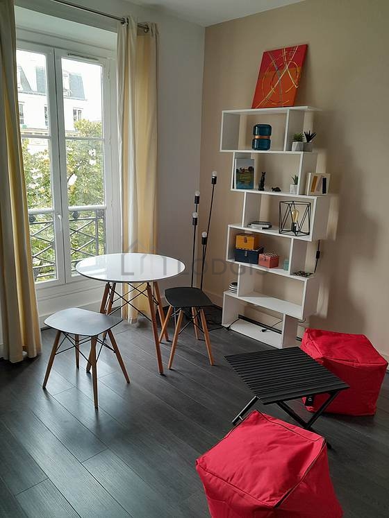 Living room facing the road