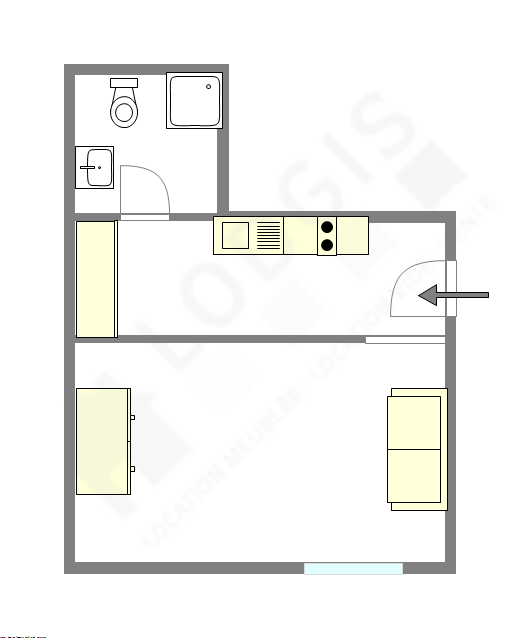 Apartment Paris 12° - Interactive plan