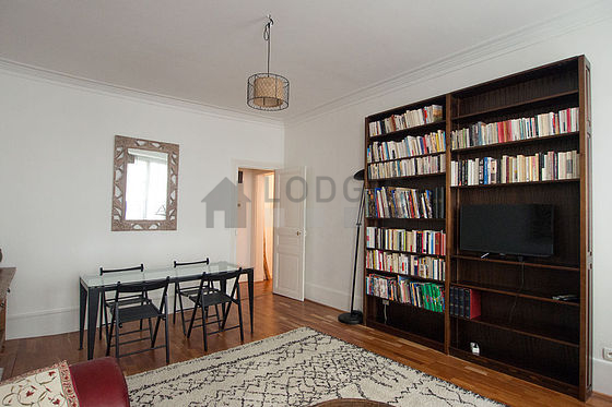 Living room facing the road