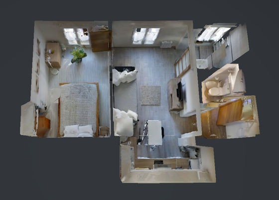 Appartement Paris 18° - Plan interactif