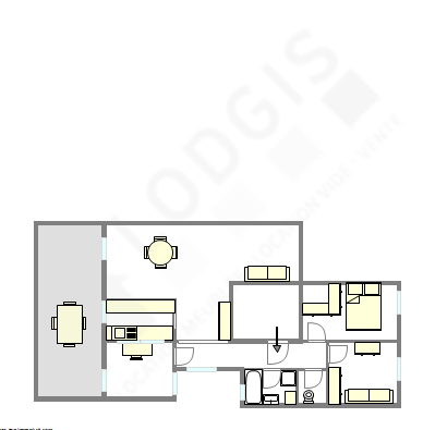 Appartement Paris 11° - Plan interactif