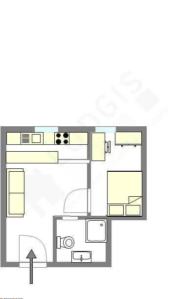 Apartamento Paris 5° - Plano interativo
