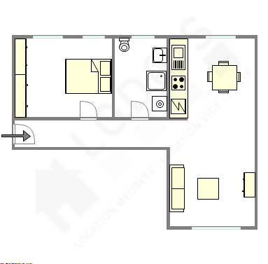 Appartamento Parigi 16° - Piantina interattiva