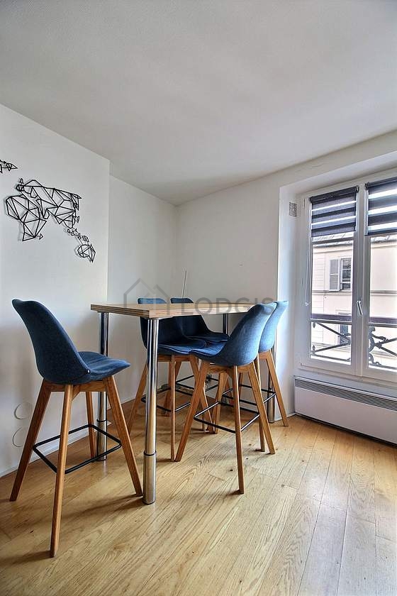 Beautiful, quiet and bright sitting room of an apartment in Paris