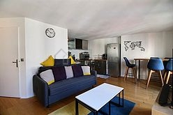 Wohnung Paris 18° - Wohnzimmer