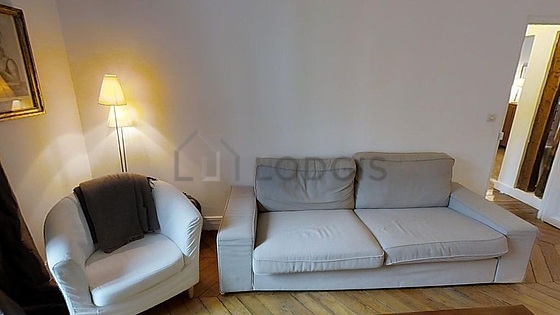 Living room facing the road