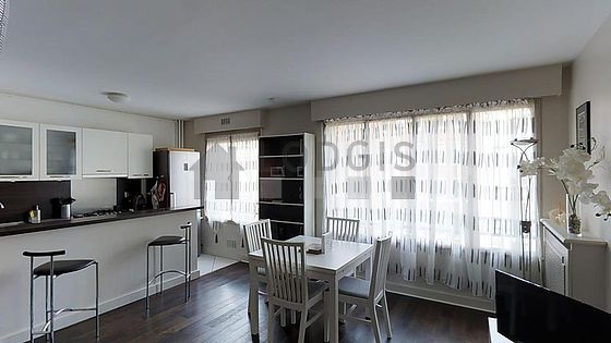 Living room facing the road