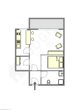 アパルトマン パリ 15区 - レイアウト