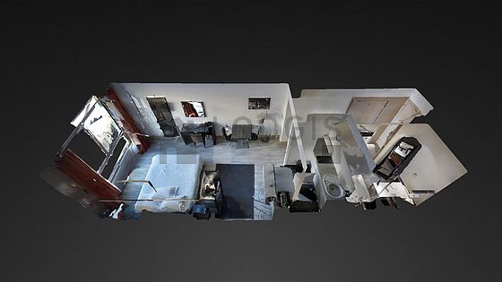 Great, very quiet and very bright sitting room of an apartment in Paris