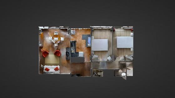 Квартира Париж 15° - Интерактивный план
