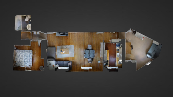 Квартира Париж 16° - Интерактивный план