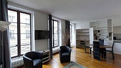Wohnung Paris 4° - Wohnzimmer