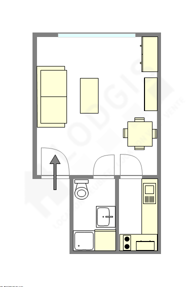 Appartamento Parigi 11° - Piantina interattiva