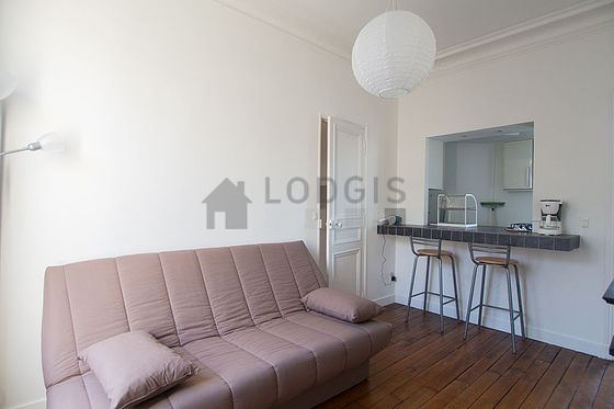 Living room facing the road