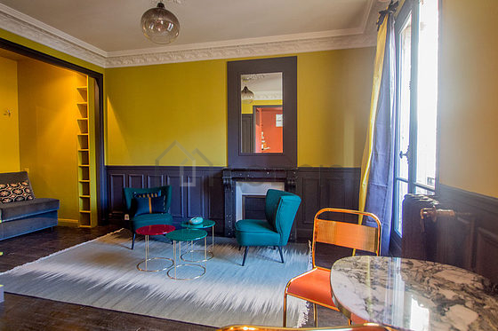 Very quiet living room furnished with 1 sofabed(s) of 140cm, tv, 2 armchair(s), 2 chair(s)