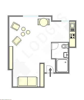 Квартира Париж 16° - Интерактивный план