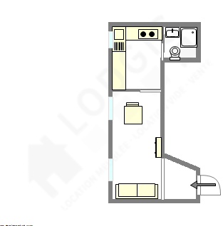 Appartamento Parigi 10° - Piantina interattiva