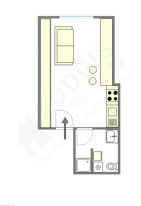 Apartment Paris 11° - Interactive plan
