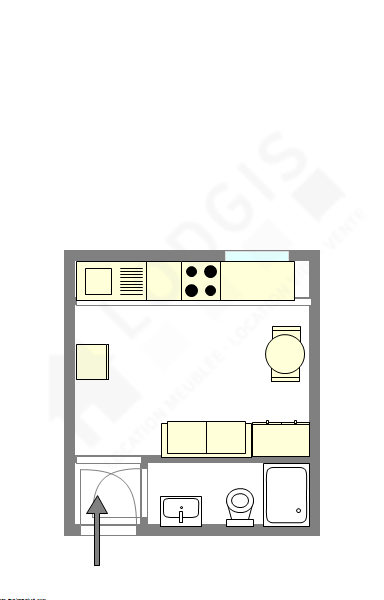 Квартира Париж 16° - Интерактивный план