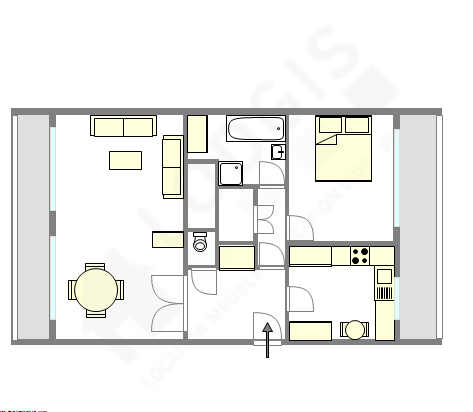 Appartamento Parigi 16° - Piantina interattiva