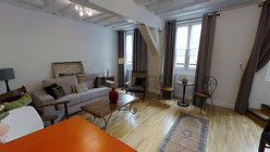 Apartment Paris 4° - Living room