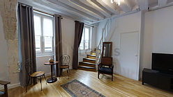 Wohnung Paris 4° - Wohnzimmer