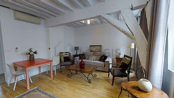 Wohnung Paris 4° - Wohnzimmer