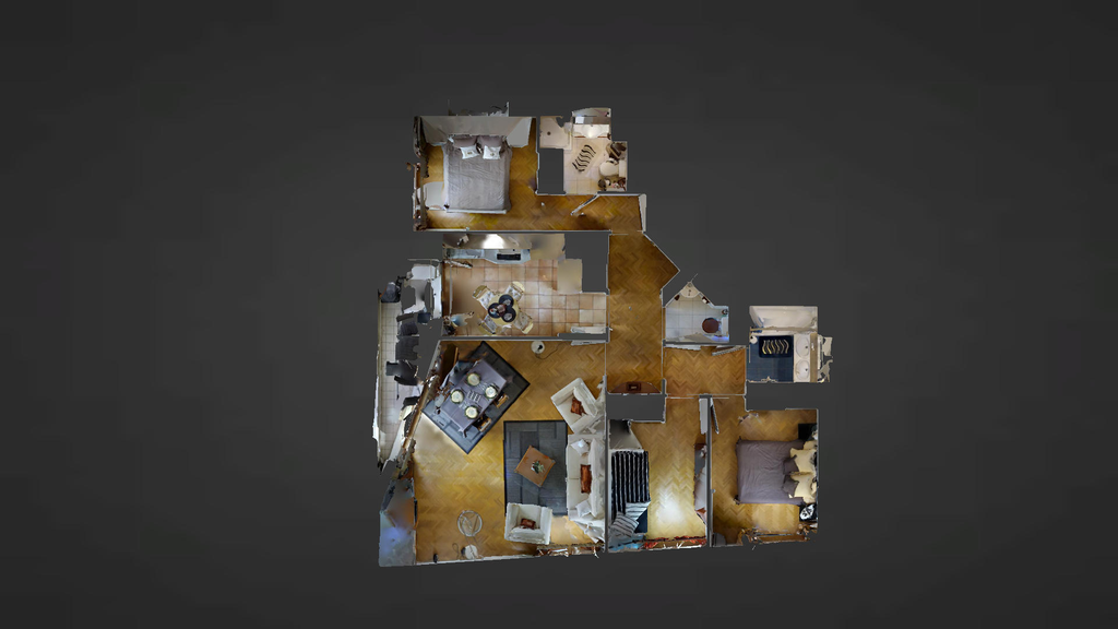 Appartement Paris 19° - Plan interactif