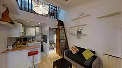 Wohnung Paris 19° - Wohnzimmer